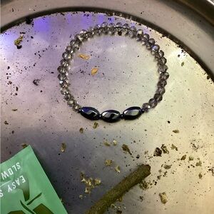 Men’s Crystal Hematite Bracelet🖤